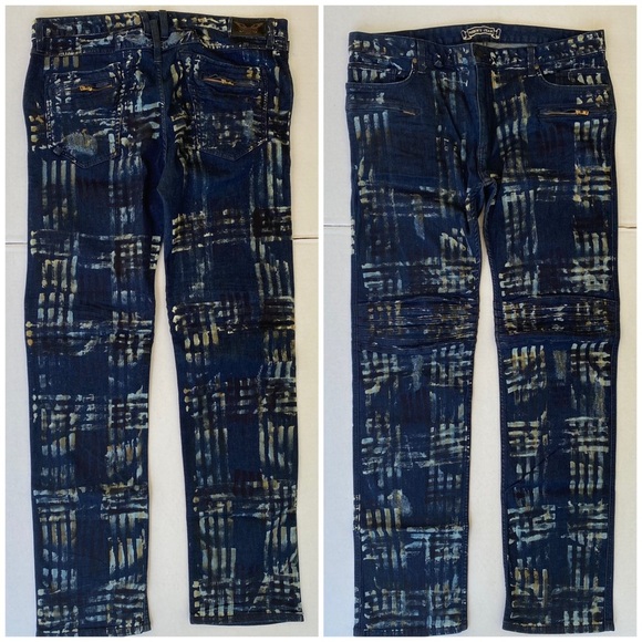 New ROBINS JEAN Motard Slim Straight Jean SZ 40 - Picture 1 of 10